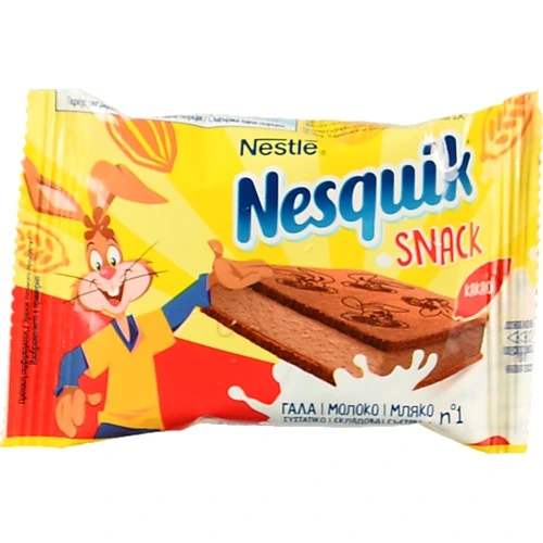 Тістечко бісквітне з какао-молочною начинкою Nesquik м/у 26г