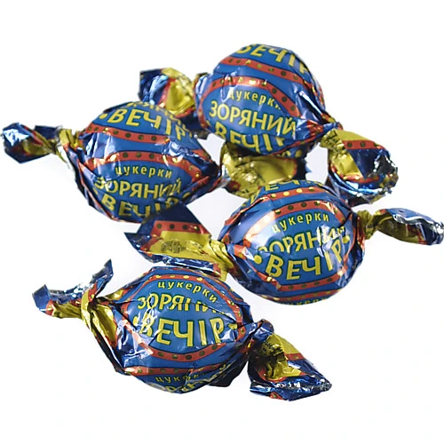 Цукерки глазуровані Зоряний вечір Кондитерська фабрика Харків'янка кг