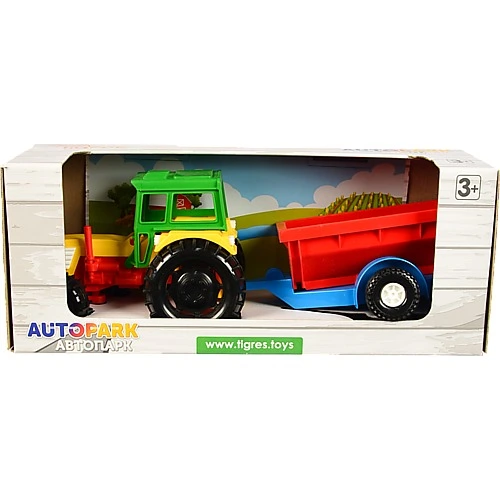 Iграшка Wader трактор  з причепом в коробцi
