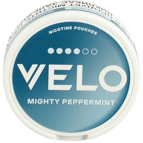 Подушечки нікотиновмісні безтютюнові Mighty peppermint Класичний Velo 20х0.7г