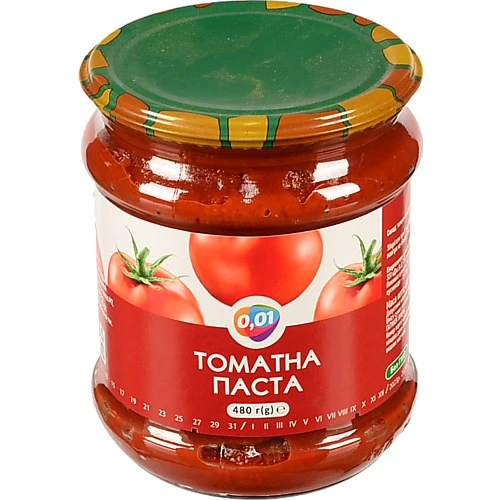 Томатна паста 0.01 480г