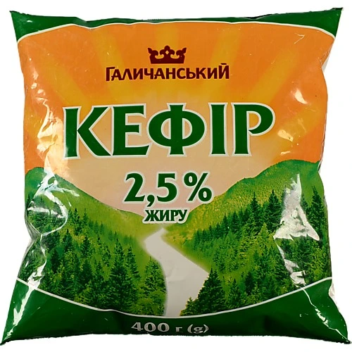 Кефір Галичанський 2.5% 400мл