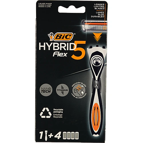 Бритва д.гоління BIC flex 5 hybrid 4шт