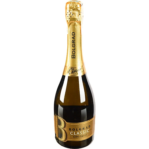 Вино ігристе Bolgrad Classic напівсолодке 0.75л