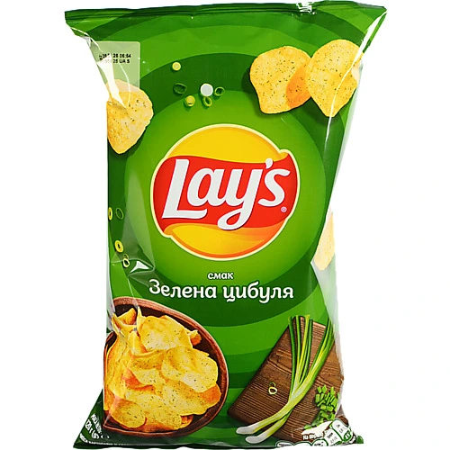 Чипси картопляні Lay's Зелена цибуля 120г