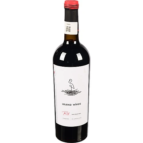 Вино Leleka Wines 0.75л червоне напівсолодке 2022р.