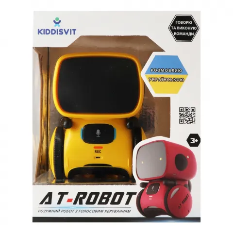 Іграшка Інтерактивний робот г/к AT-Robot жовтий укр. AT001-03-UKR