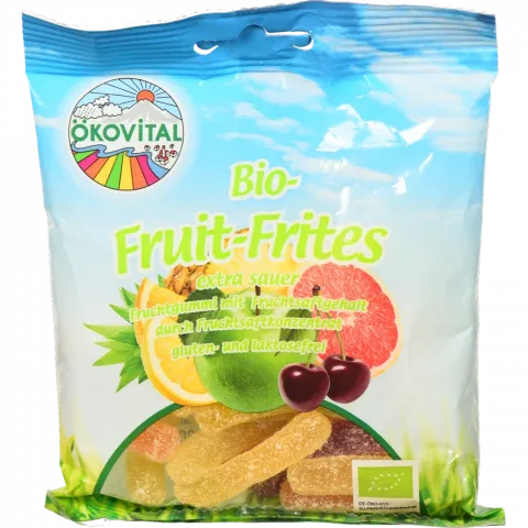 Цукерки желейні Okovital 100 г Фруктові органічні