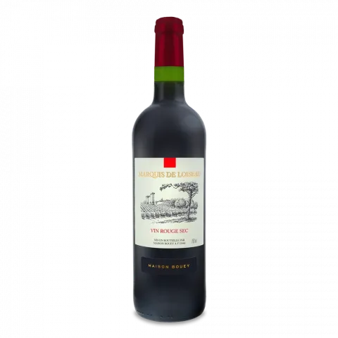 Вино MARQUIS DE LOISEAU 0,75 л сух. червон.12 (Франція) И718