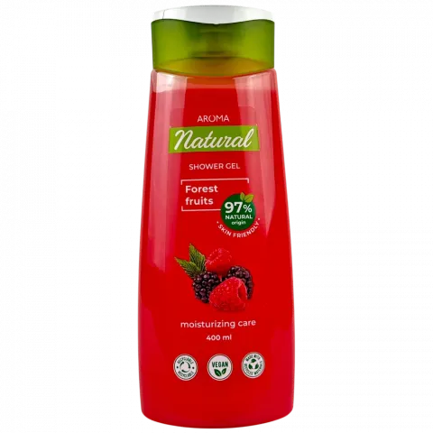 Гель д/душу AROMA 400 мл Малина та ожина И190 (Болгарія)