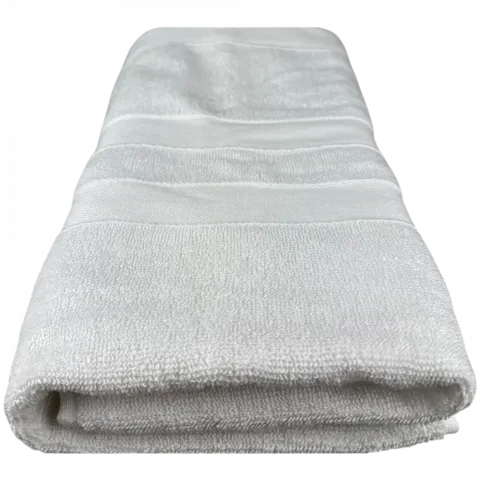 Рушник махровий DINA.ME MINDAINI 50х90 см 500 г/м2 Білий (Узбекистан) И786