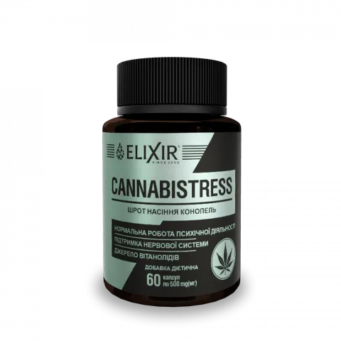 Добавка дієтична Еліксир CANNABISTRESS 60