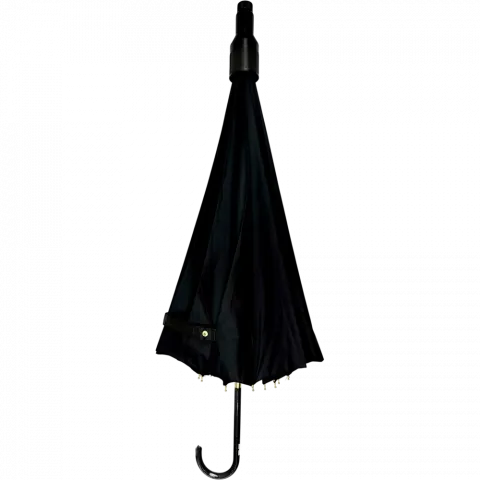 Парасолька-тростина із вбуд. чохлом 58,5см, чорний колір арт. 10188-1 И614