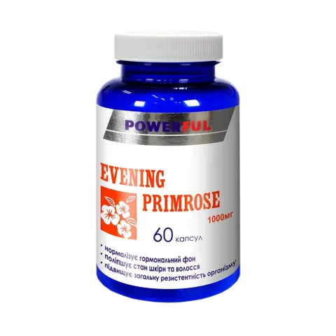 Добавка дієтична PowerFul Примула вечірня 1,4 г 60 шт. капс.