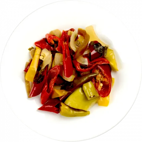 Перець гіркий маринований різаний ваг. (І)