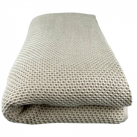Рушник вафельний DINA.ME QDP-101 160х210 см 330 г/м2 Капучино (Узбекистан) И724