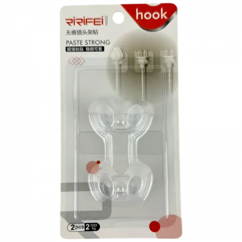 Тримач д/дротів RIRIFEI 2шт, мах 2кг, прозор. арт. 35225-204 И094