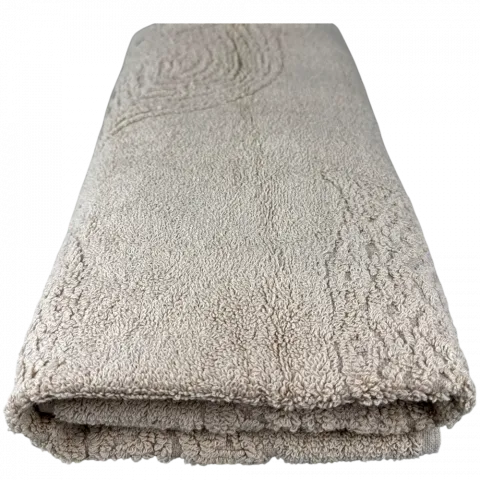Рушник махровий DINA.ME QD-511 50х100 см 550 г/м2 Капучіно (Узбекистан) И28