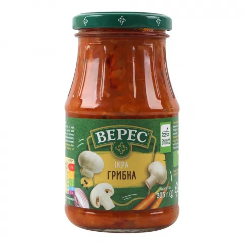 Ікра грибна Верес 305 г скл.