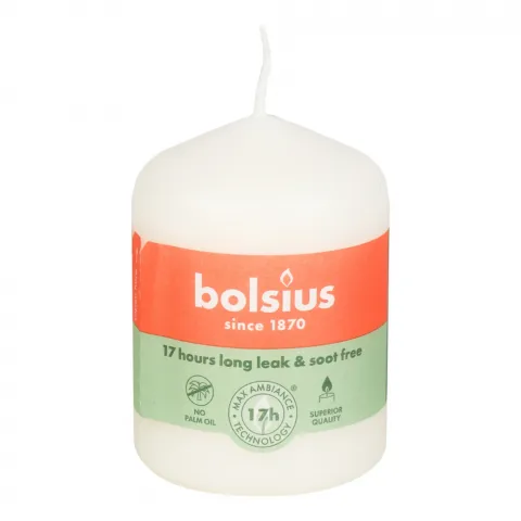 Свіча Bolsius 80/58 біла 17 год. арт. 103614066902