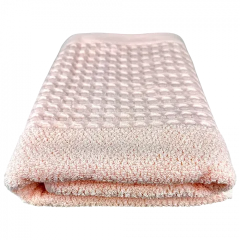 Рушник махровий DINA.ME QD-0568 70х140 см 500 г/м2 Весільний рум`янець (Узбекистан) И380