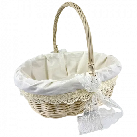 Кошик плетений Церковна пергам. S текст/мереж