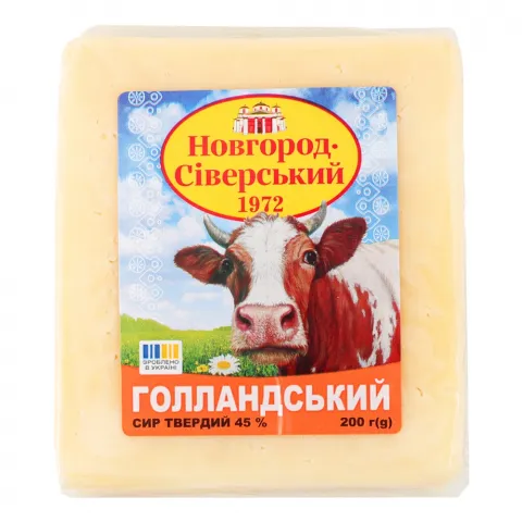Сир Нов.-Сівер. Голландський 200 г