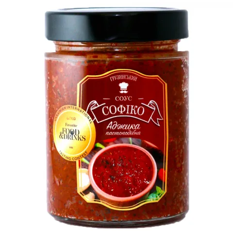 Аджика Софіко 350 г постоподібна червона