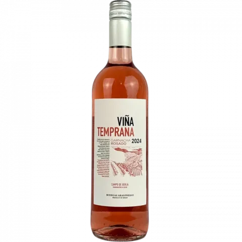 Вино Vina Temprana 0,75л сухе рож.13,5 2024 ІспаніяИ052
