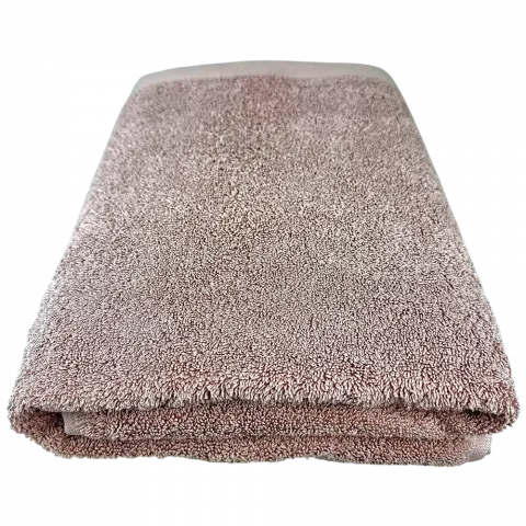 Рушник махровий DINA.ME MURSALIN 70х140 см 620 г/м2 Червоно-бежевий (Узбекистан) И608