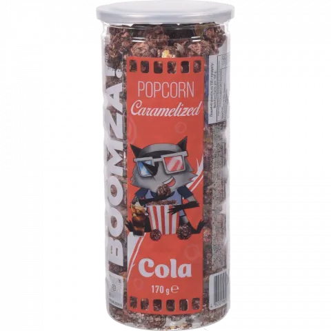 Попкорн BOOMZA 170 г тубус зі смаком коли