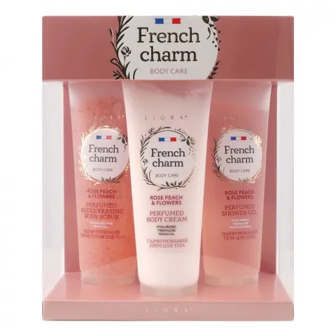 Набір подарунковий Liora Rose peach and flowers