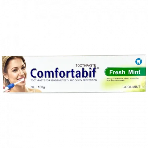 Зуб. паста Comfortabif 100 г д/чут. зубів м`ята арт.YG0610-4 И023