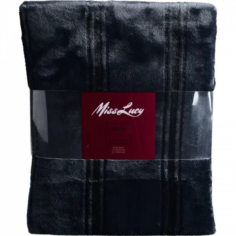 Плед Maia Miss Lucy 160х200 см поліестер 230 г/м2  графіт 8K1794 И322