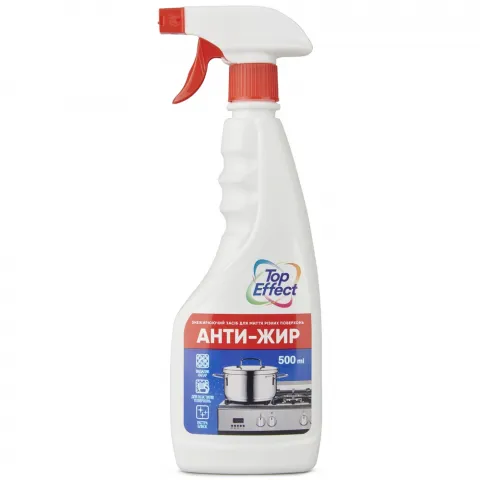 Засіб TopEffect 500 мл д/миття різних поверх. Анти-жир