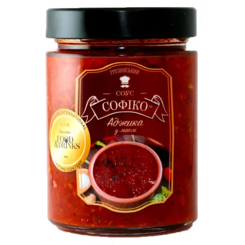 Аджика Софіко 350 г у маслі червона