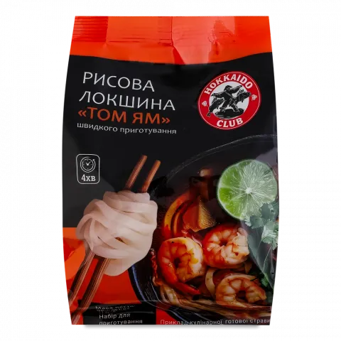 Локшина Hokkaido Club 80 г Том Ям