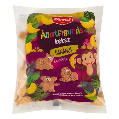 Печиво Detki 160 г дит. Зоологічне з бананом