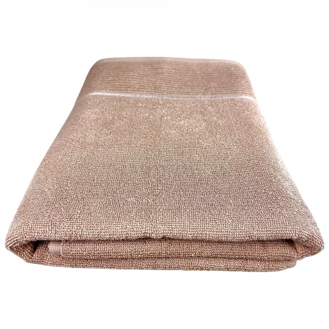 Рушник махровий DINA.ME SOFI 70х140 см 400 г/м2 Червоно-бежевий (Узбекистан) И212