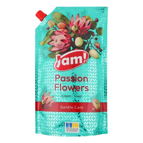 Крем-мило Jam 900 г Passion Flowers з гліцерином
