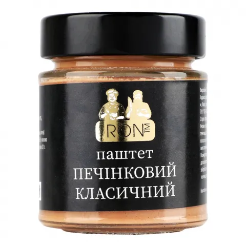Паштет Ron 160 г скл. печінковий класичний
