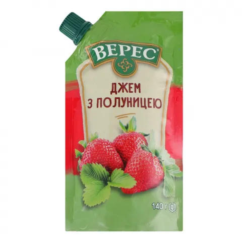 Джем Верес 140 г д/пак. з полуницею