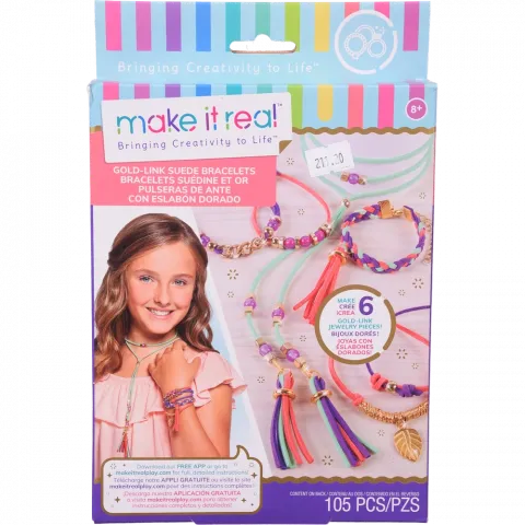 Набір д/створення шарм-браслетів Make it Real Золоте сяйво MR1207