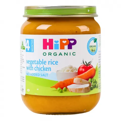 Пюре Hipp 125 г Рагу овочеве з рисом та куркою 6253