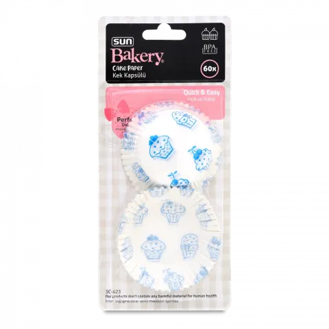 Набір форм для кексів Sunplast папер. 60 шт. SC-423 И231 (Туреччина)