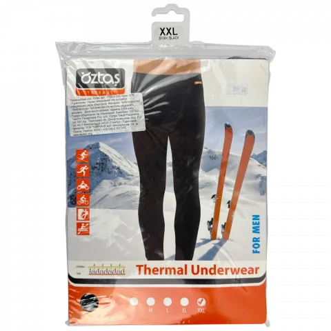 Термоштани чол. Oztas арт. 1750-A XXL чорн. И76 (Туреччина)