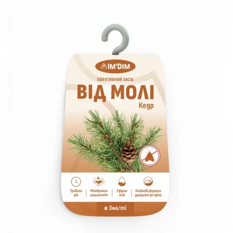 Засіб в/молі Im`Dim 3 мл Піджак кедр