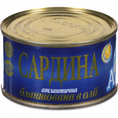 Конс Сардина Арктика 240 г з/б в/о бланш.