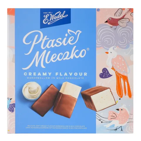 Цукерки Wedel 340 г Пташине молоко зі смаком вершків