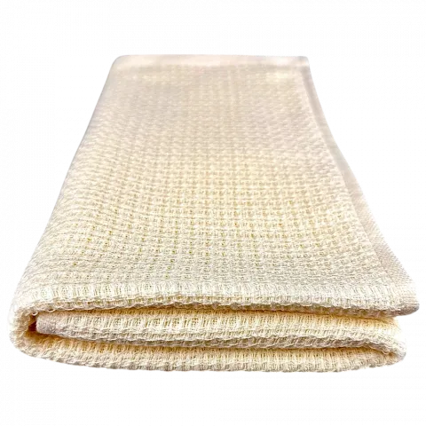 Рушник вафельний DINA.ME101 50х90 см 330 г/м2 Кремовий (Узбекистан) И861